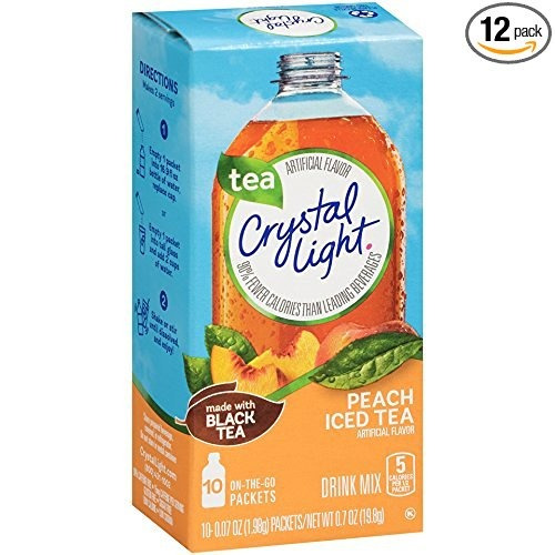 Crystal Light On The Go, Melocotón, 10 Conde 0,7 Onza, (paqu