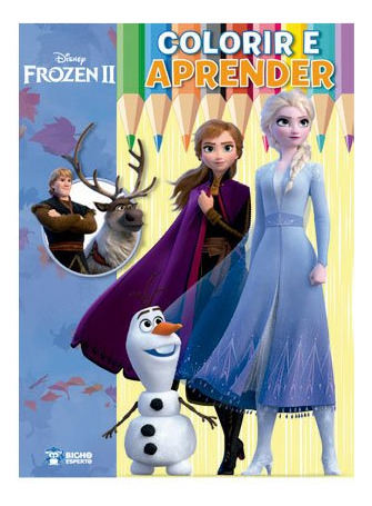 Libro Colorir E Aprender Disney Frozen 2 De Disney Rideel /