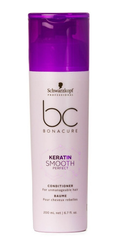 Acondicionador Schwarzkopf Bonacure Keratin Smooth De 200ml