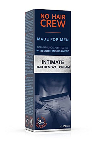 Crema De Depilación Íntima Y Privada Para Hombres 3.4 fl Oz