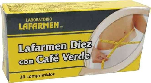 Lafarmen Diez Con Cafe Verde Elimina Grasa En Exceso X30 Com