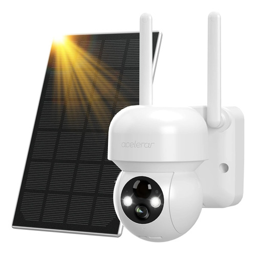 Cámara De Video Vigilancia Acelerar, Wifi, Con Panel Solar. 