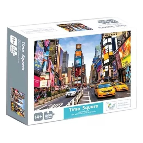 Rompecabezas Puzzle 1000 Piezas Time Square Casa Bak