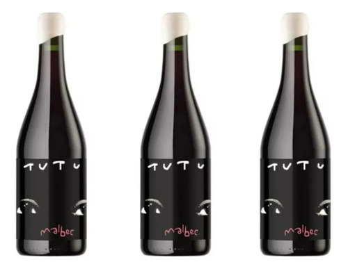 Pack X 3 Vino Tutu Malbec - Leo Erazo - Valle De Uco