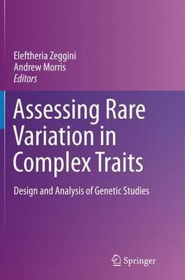 Libro Assessing Rare Variation In Complex Traits - Elefth...