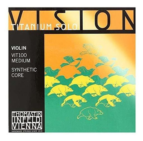 Cuerdas Para Violín Thomastik Vision Titanium Solo