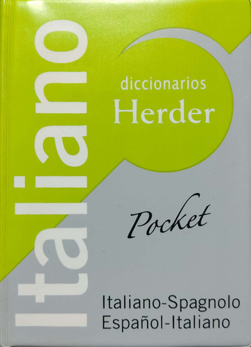 Diccionario Italiano Herder Pocket