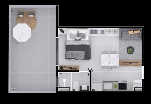 Imagem 20 de 24 de Apartamento No Água Verde De 35,83 M2 Com 1 Quarto - La27709.2-rede - La27709.2