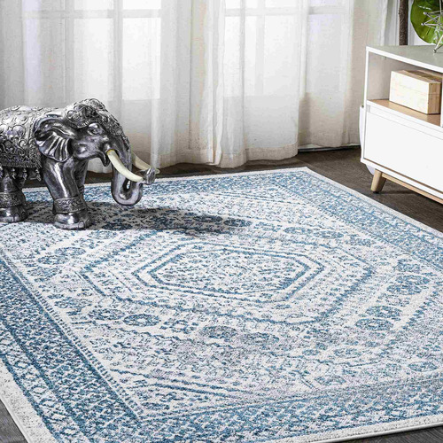 Mdp501c5 Boho Cottage Medallion Vintage Area Rug Para D...