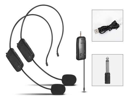 One For Two Wireless Headset Microphone Headset Amplifier