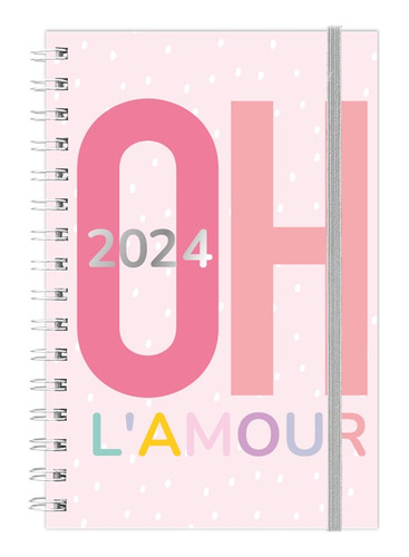 Agenda Anual 10x15cm Diaria Love