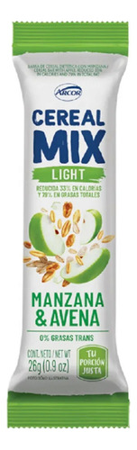 Cereal Mix Manzana Y Avena Balance X 20un
