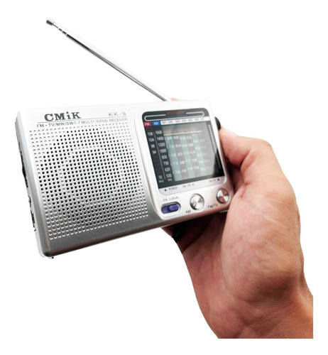 Radio Fm Am Cmik Mano Portátil Analoga 2 Pilas Aaa Hogar