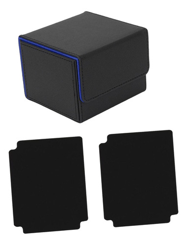 Caja De Baraja De Cartas, Almacenamiento Cuadros Negro Azul