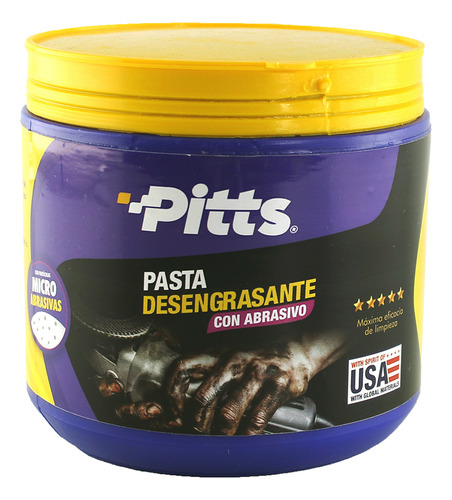 Pasta Desengrasante Limpia Manos 600gr Pitts Pi-20016