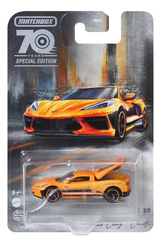 70th Anniversary Moving Parts - 2020 Chevy Corvette 1/64