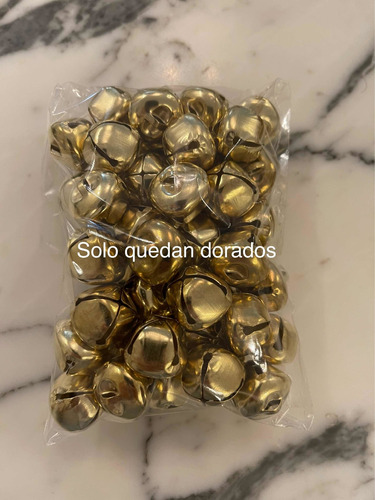 Cascabeles 20mm X 50u. Dorados O Plateados. Super Oferta!!