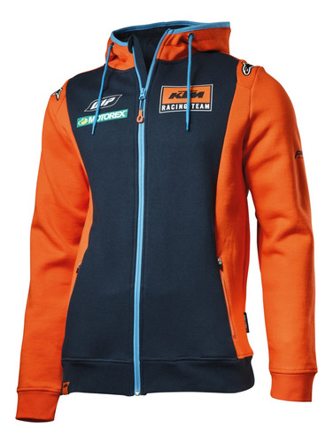 Campera Moto Original Ktm Team Zip Hoodie Xxl