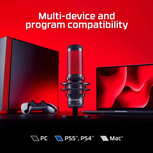 Microfono Condensador Hyperx Quadcast Usb Pc Mac Ps5
