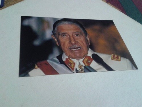 Fotografía Augusto Pinochet Conferencia