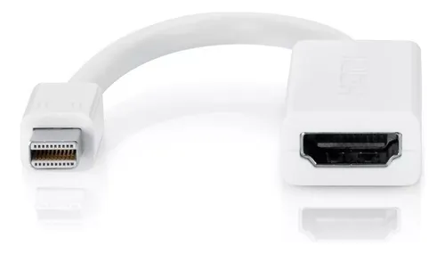 Adaptador Compatible Mini Displayport A Hdmi Full Hd Premium Color Blanco