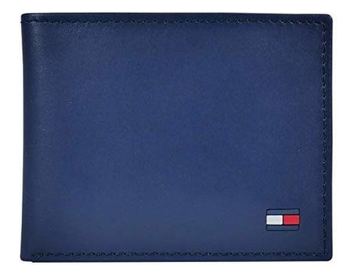 Billetera Tommy Hilfiger Mens Leather Dore Passcase Cartera 