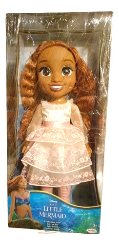 Muñeca Ariel Vestido Rosa Celebración 