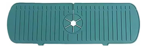 Tapete Silicona Escurridor Grifo Cocina Protector Fregadero Verde