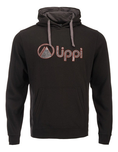 Poleron Hombre Insigne Cotton Hoody Negro Lippi