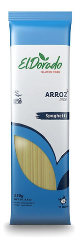  Pasta El Dorado Spaghetti Arroz Sin Gluten 250 Gr 