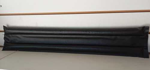 Burlete Doble Para Puertas De 80 Cm Marrón Liso