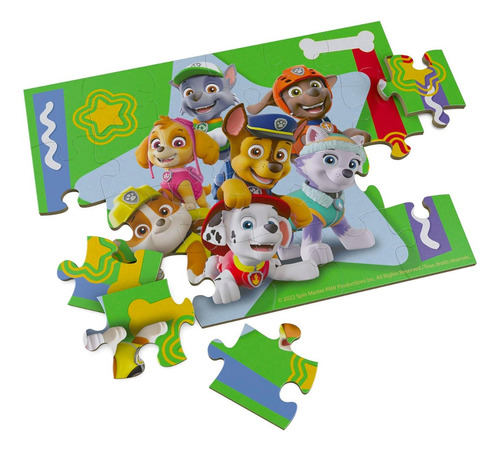 Rompecabezas Madera 24 Piezas Paw Patrol