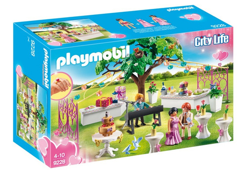 Playmobil 9228 Banquete De Boda Nupcial Novios Mundo Manias