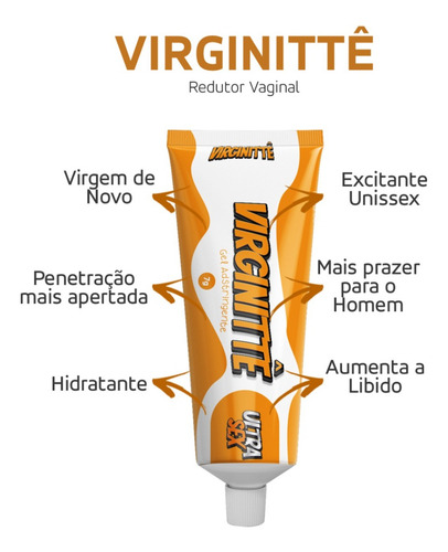 Kit Ultrasex 10u Virginitte Gel Adstringente Prazer Feminino