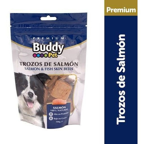 Imagen 1 de 1 de Snack Trozos De Salmón Para Perros