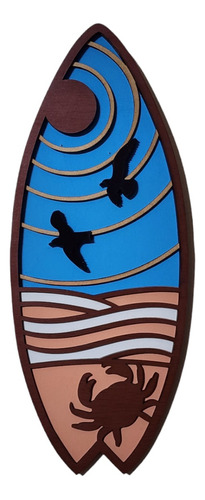 Cuadro Decorativo Tabla Surf 40cm