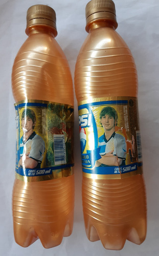 2 Botellas / Pepsi / Messi - Crespo / Año 2006 (Usado)