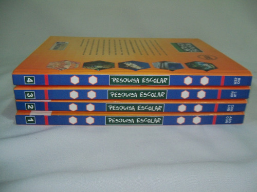 Livros Coleção Pesquisa Escolar Ensino Fundamental 4 Vols.