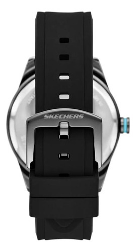 Reloj Hombre Skechers Sr5236 De Silicona Negro