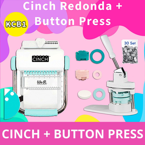 Kit Cinch Verde Redonda + Button Press