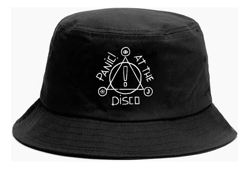 Gorro Bucket Hat Panic At The Disco Logo Estampado