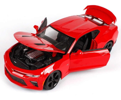 Chevrolet Camaro Ss Rojo 1/18 Maisto 2016, Modelo Fundido A 