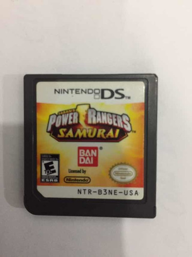 Power Rangers Samurai Nintendo Ds