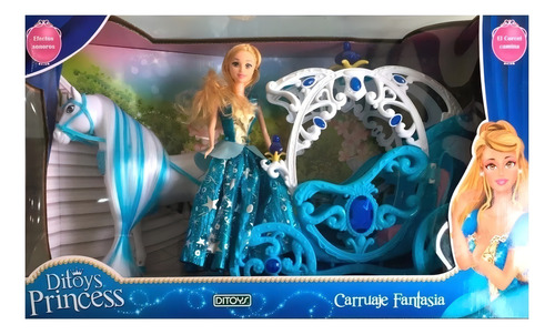 Carruaje Fantasia Princesa Sonidos Y Movimientos Orig Ditoys