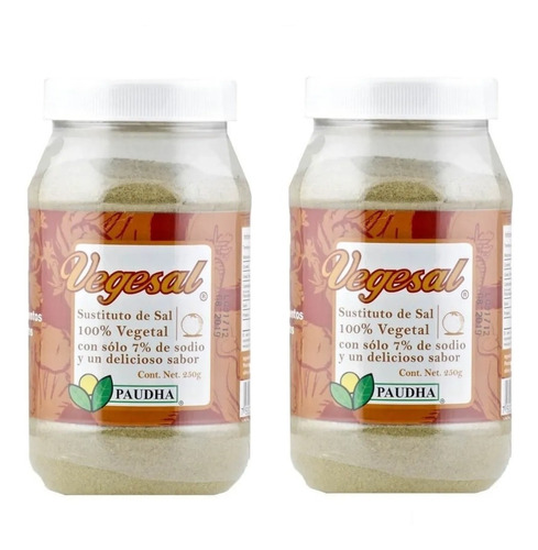 Sustituto De Sal 100% Vegetal Vegesal 2 Pack