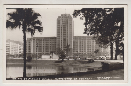 Antigua Postal Ministerio De Guerra Rio De Janeiro Brasil