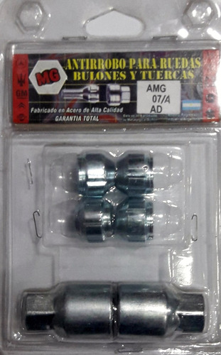 Tuercas Antirrobo Opel Daihatsu Honda Isuzu Rover Volvo Mazd