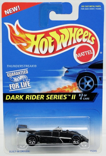 Thunderstreak #402 1995 Hot Wheels 15245 Vintage Retro Dark