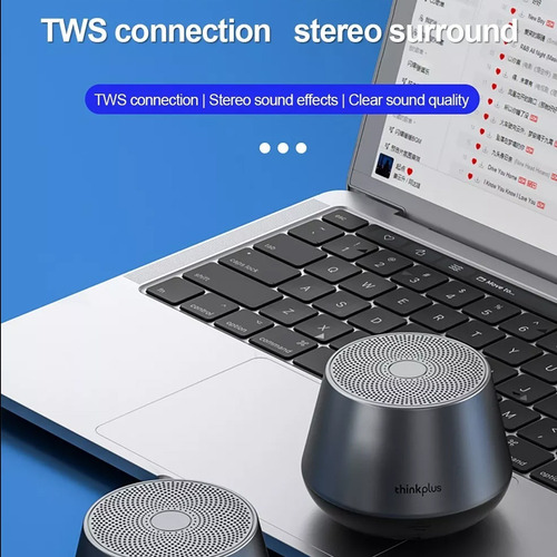 Altavoz portátil Lenovo K3 Pro Think Plus Bluetooth 5.0, color negro, 5 V