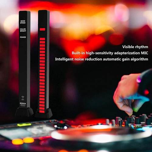 Sound Reactive Led Bar Rgb Colorful Control Music